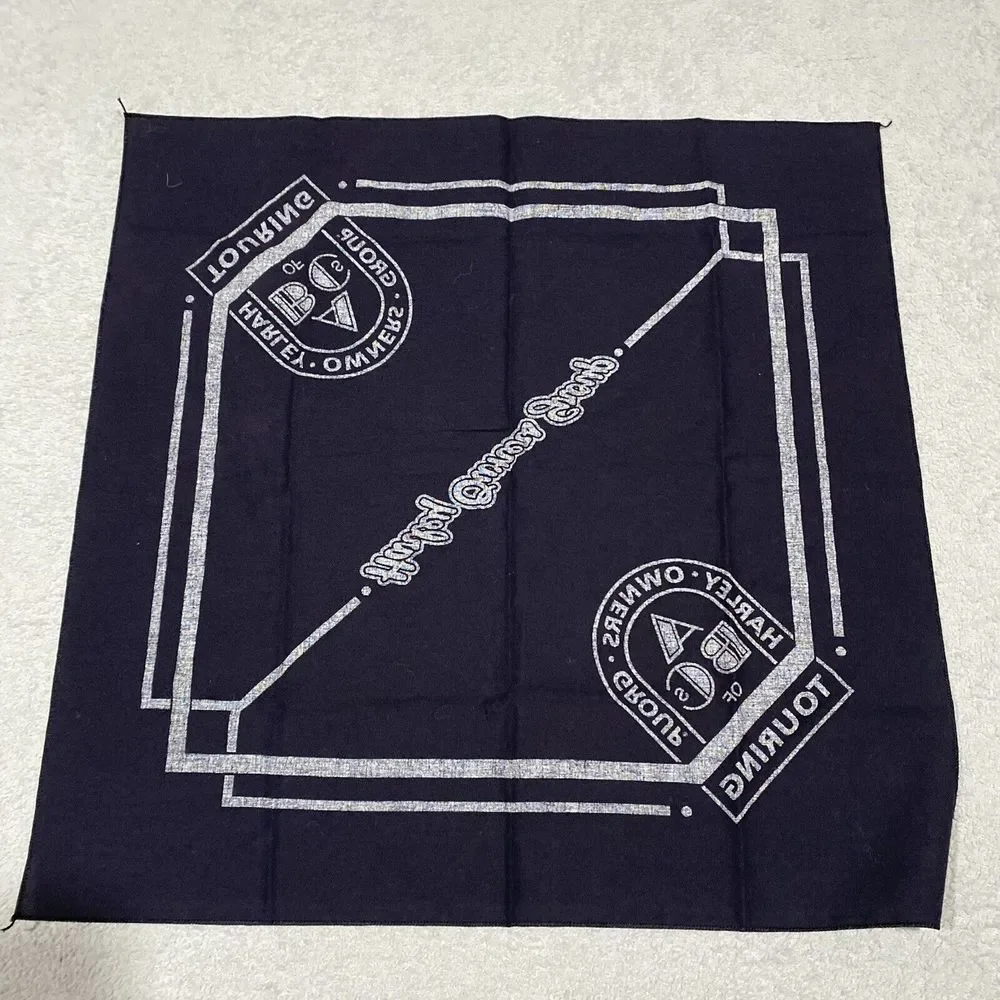 Harley Davidson Harley Owners‎ Group Touring Handkerchief Bandana Black